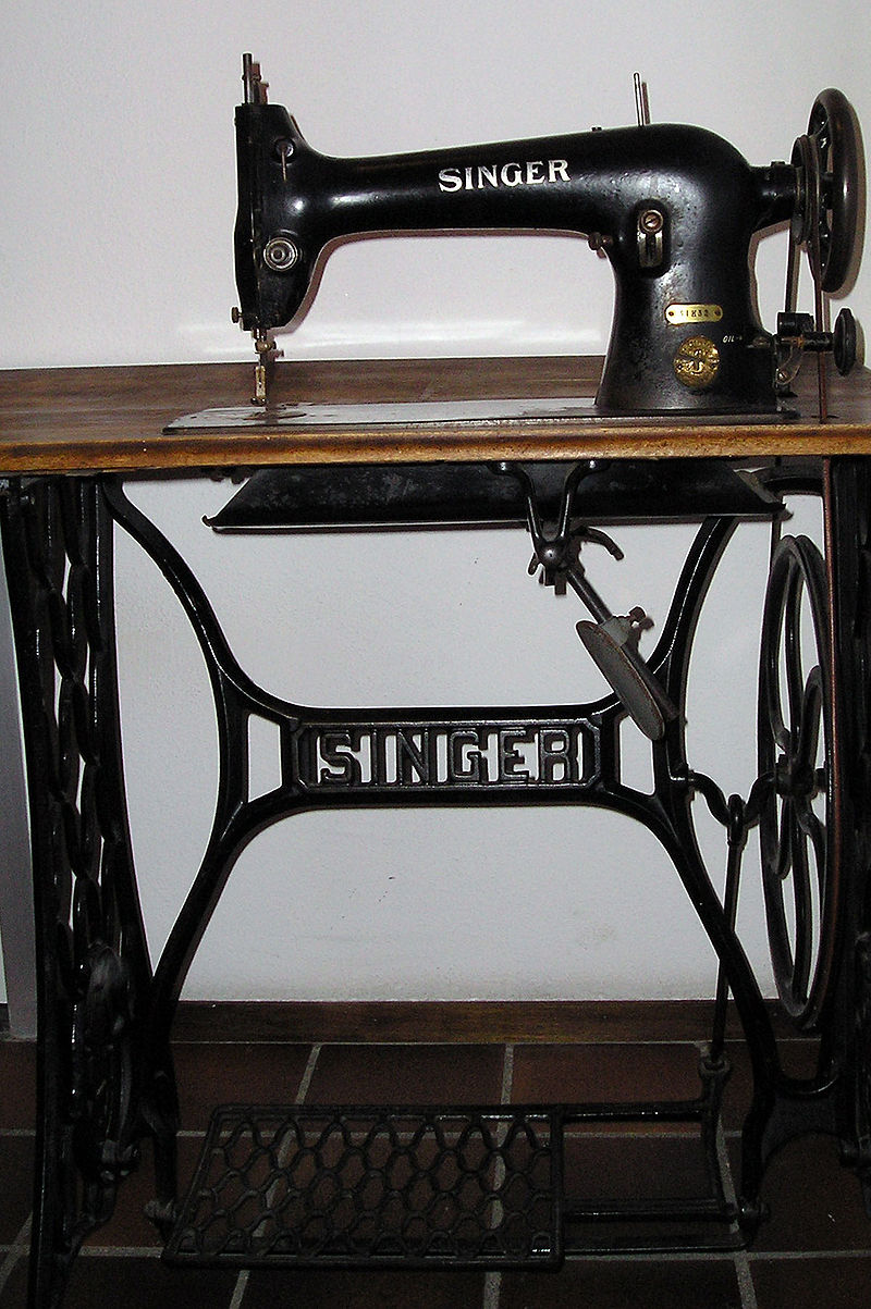 Machine a coudre sans electricité