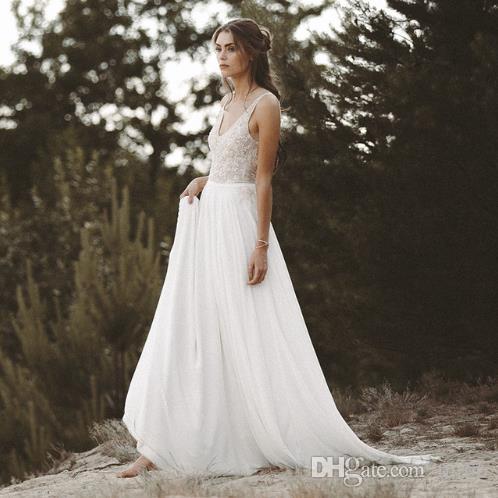 Robe de mariée plage d'occasion