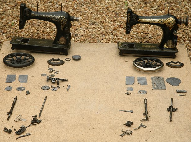 Repeindre ancienne machine a coudre