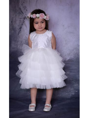 Robe fille a bretelle