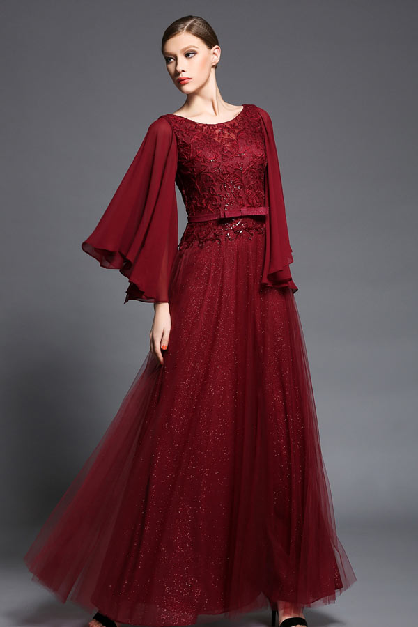 Robe longue évasée