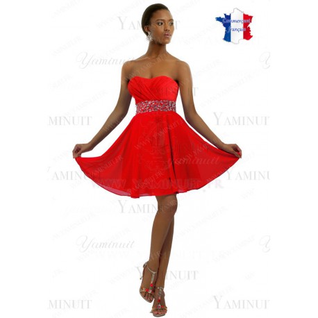 Robe bustier courte