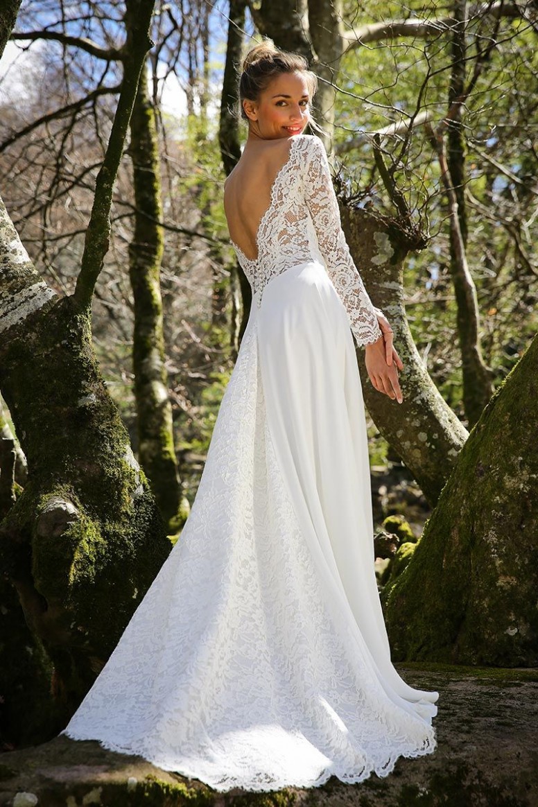 Robes de mariée dos nu