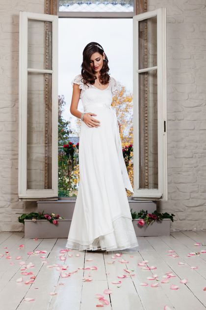 Robes de mariée enceinte