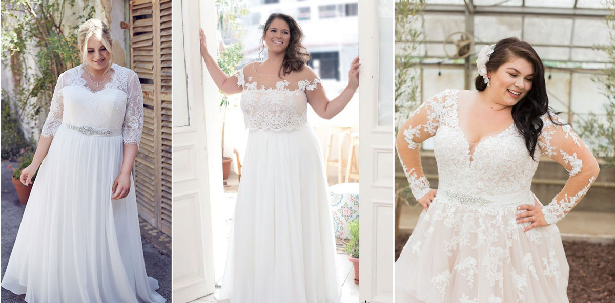 Robes de mariée pour rondes