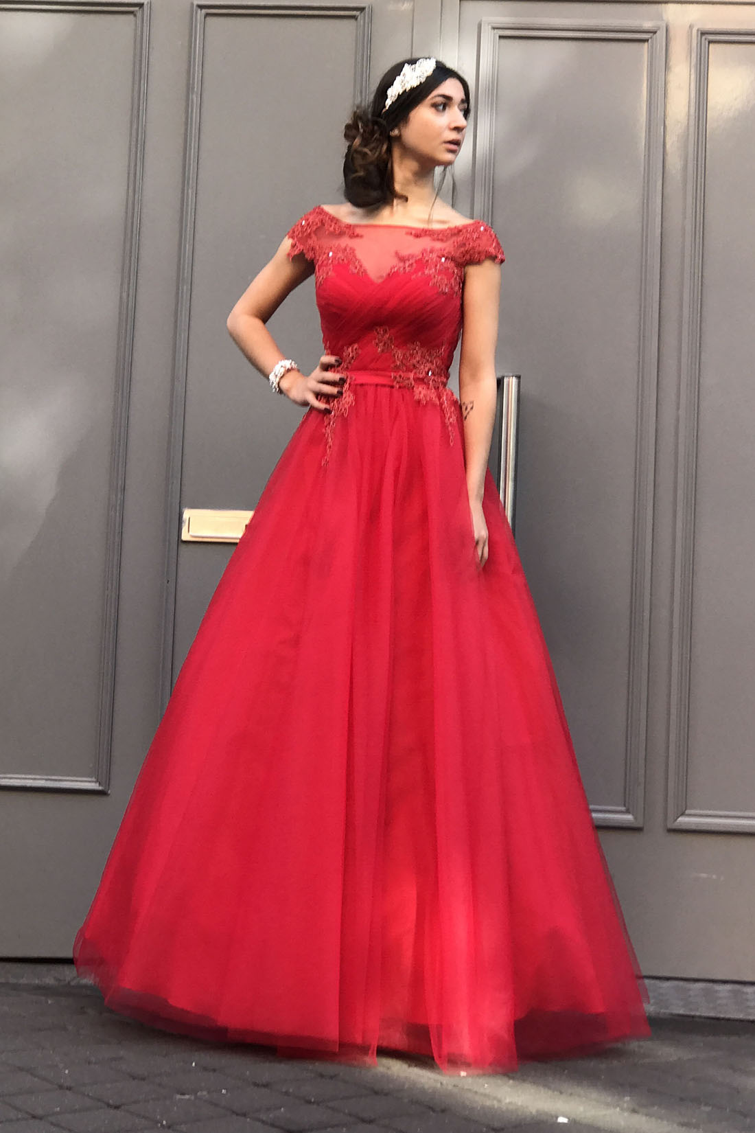 Une robe de soirée