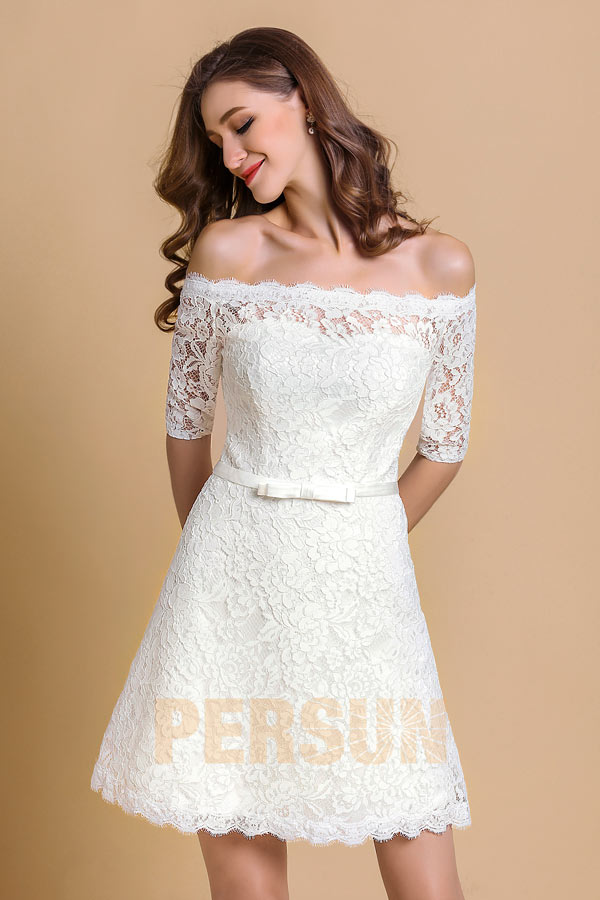 Robe dentelle de soirée
