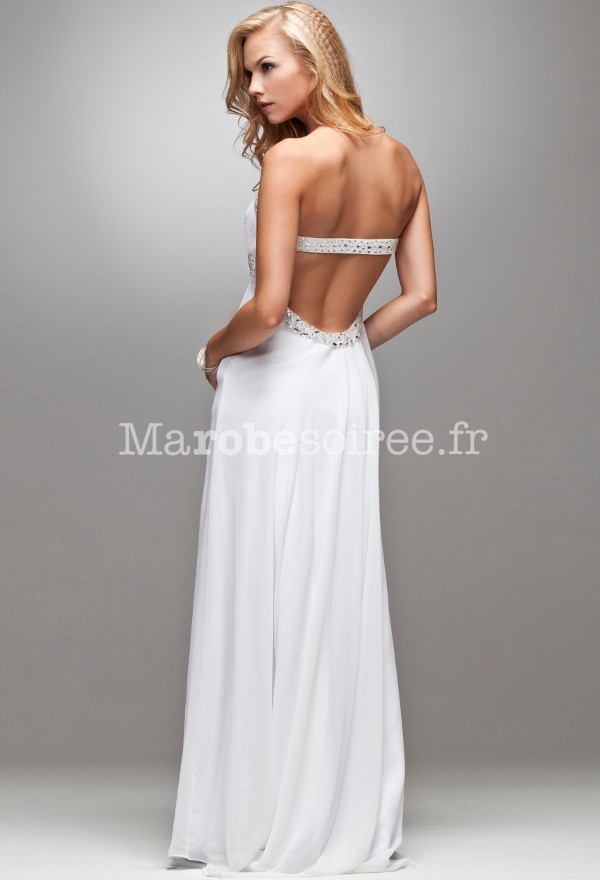Robe ceremonie dos nu