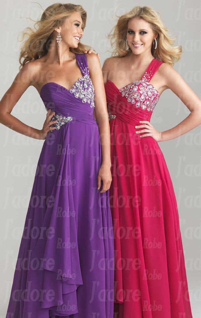 Robe ceremonie fushia