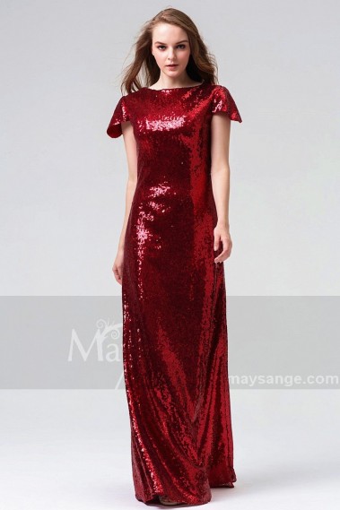 Robe de soirée à sequins