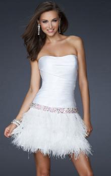 Robe blanche cocktail pas cher