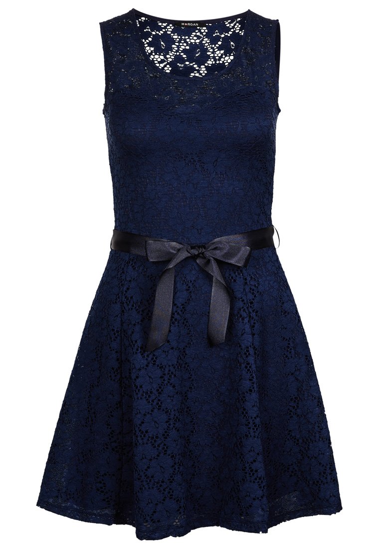 Robe dentelle noire morgan