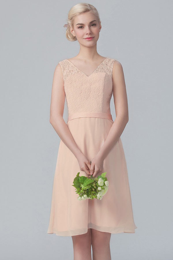 Robe en dentelle verte