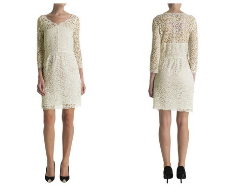 Robe kooples dentelle blanche