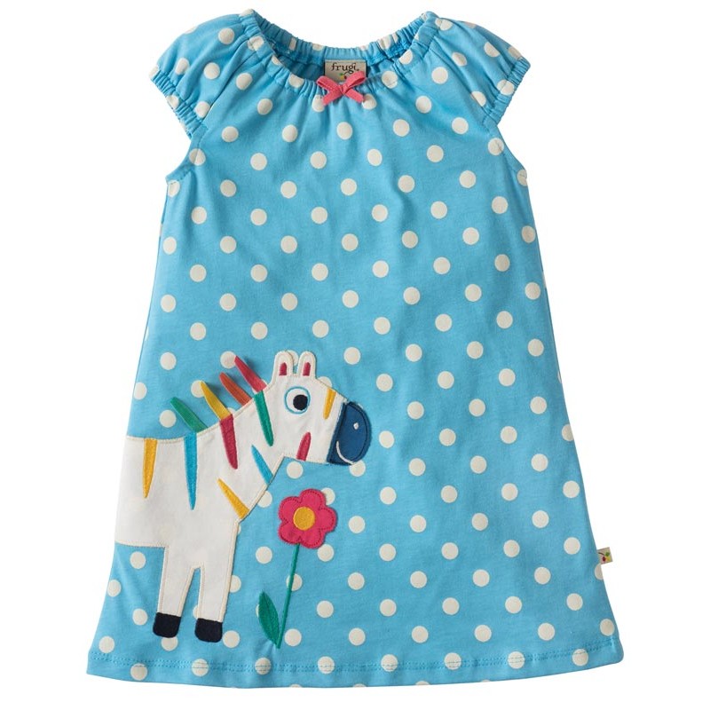 Robe fille zebre