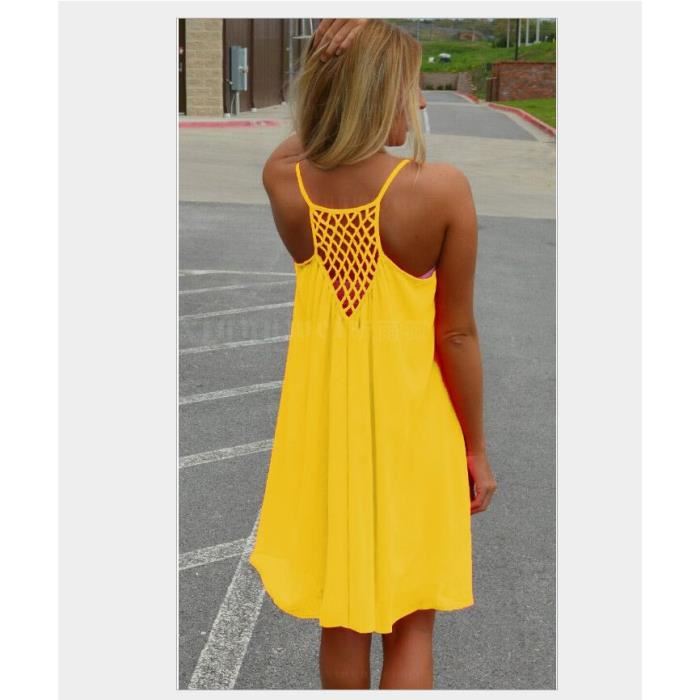 Robe de plage a bretelle
