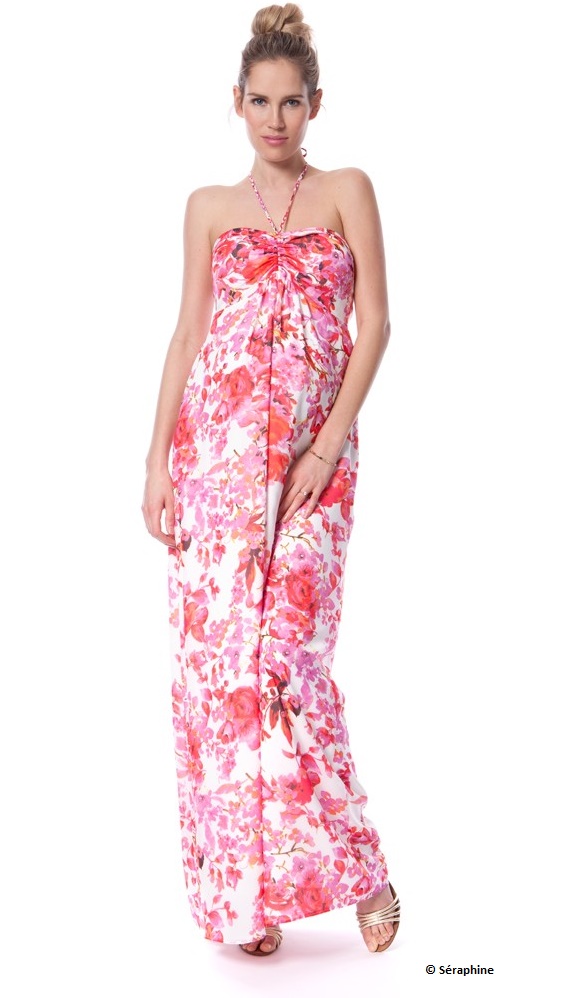 Robe de plage de grossesse