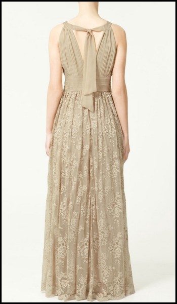 Robe dentelle longue zara