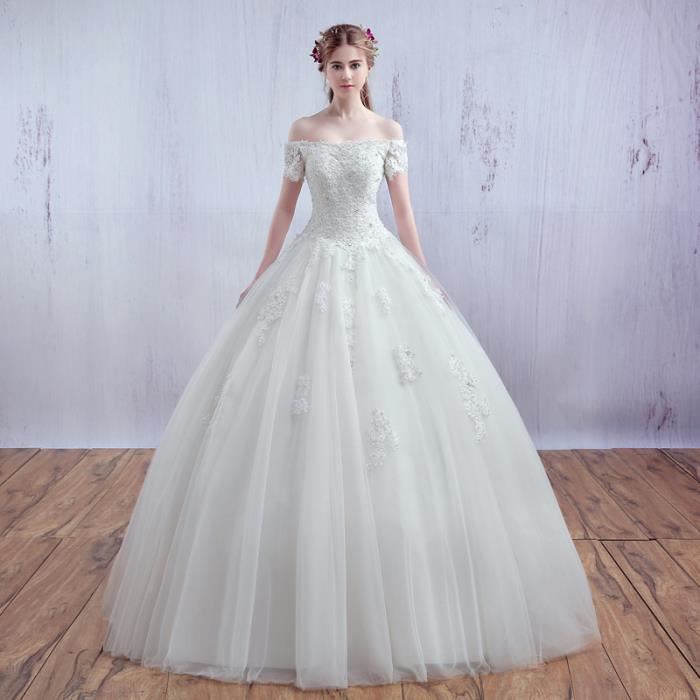Robe de mariée dentelle élégante