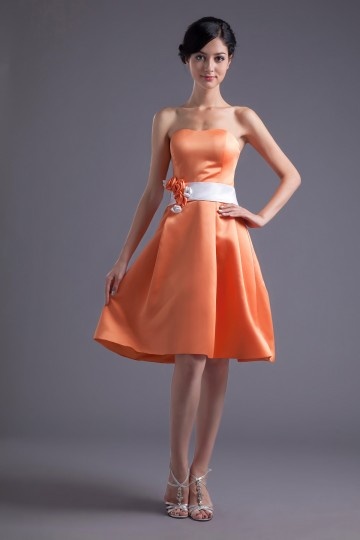 Robe cocktail orange