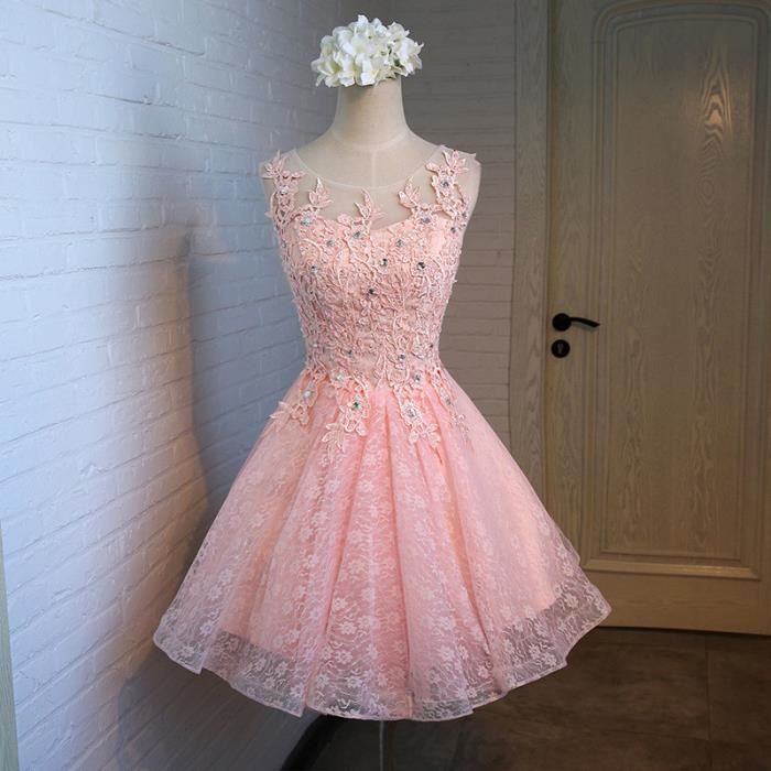 Robe rose soirée