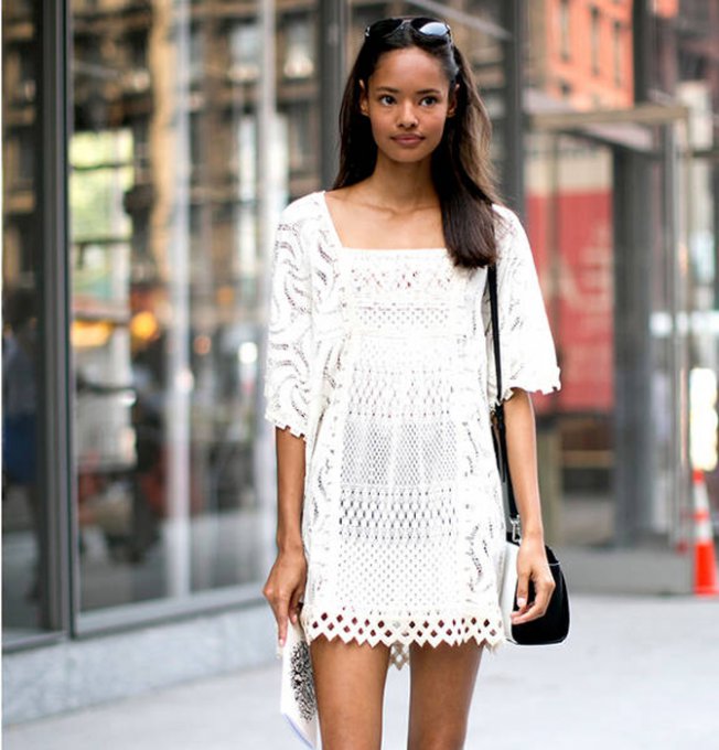 Robe dentelle ete