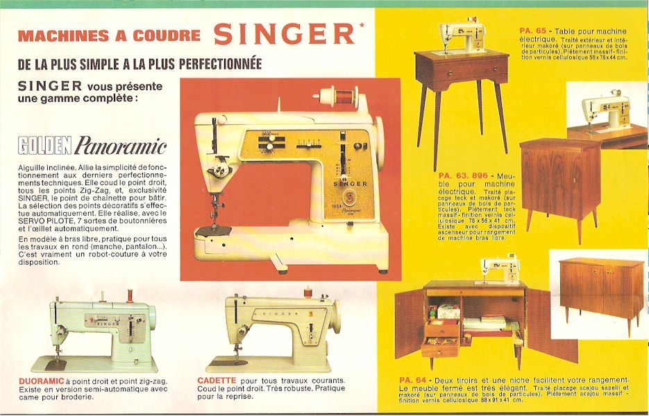 Machine a coudre singer golden panoramic 670g