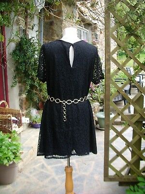 Robe dentelle noire taille 50