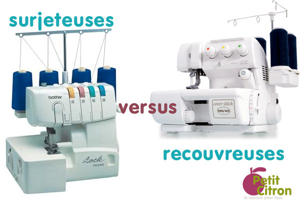 Différence machine à coudre et surjeteuse