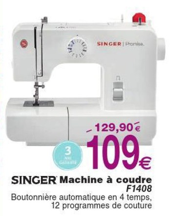Machine a coudre chez cora