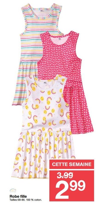 Robe fille zeeman